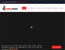 Tablet Screenshot of hammerunlocks.com